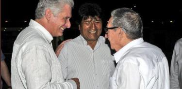 Evo Morales se reúne con Castro y Díaz-Canel