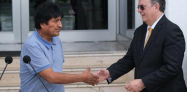 Evo Morales decidió irse a Argentina: Ebrard
