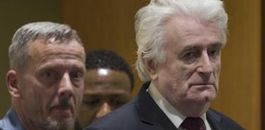 Karadzic apeló 40 años de cárcel y La Haya le dio cadena perpetua