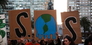 Protestan en el mundo contra cambio climático
