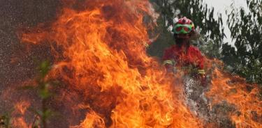 Incendio sin control afecta al centro de Portugal