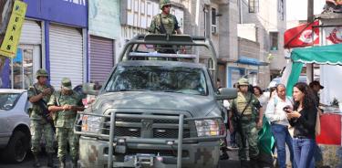 Llega la Guardia Nacional a la Desarrollo Urbano, colonia más peligrosa de Iztapalapa