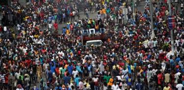 Miles de haitianos protestan contra gobierno de Jovenel Moise