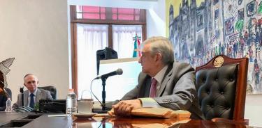 López Obrador dialoga en Palacio Nacional con líderes empresariales