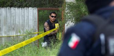 Hallan siete bolsas con restos humanos en Monterrey