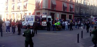 Se registra tiroteo en inmediaciones de Palacio Nacional