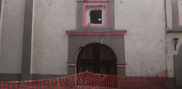 En el conjunto religioso Santiago Apóstol aún no inician los trabajos de restauración
