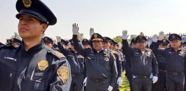 CDMX cuenta con más de dos mil 500 nuevos policías