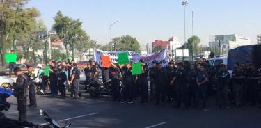 Bomberos de Figueroa desafían a Sheinbaum: bloquean Tlalpan, Insurgentes y Periférico