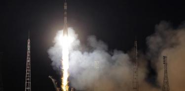 Rusia lanza la nave tripulada Soyuz MS-15