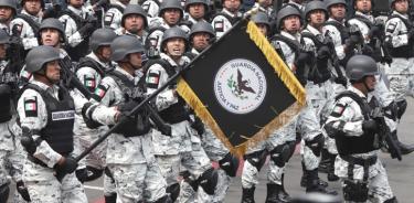 Guardia Nacional y mujeres destacan en el desfile