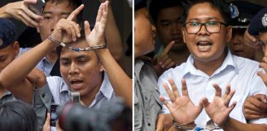 Periodistas de Reuters en cárcel de Myanmar ganan Premio Pulitzer