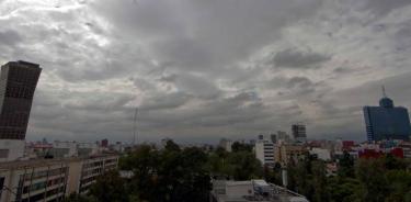 Nublados y lluvias con chubascos, pronostican en el Valle de México