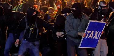 Suman 62 heridos en quinto día de protestas en Cataluña