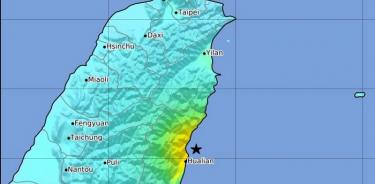 Un fuerte sismo de 6.1 sacude Taiwán