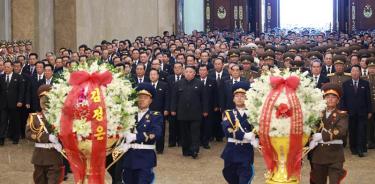 Kim Jong-un honra a su abuelo en el 25 aniversario de su muerte