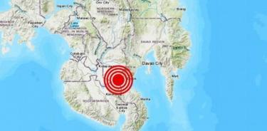 Sismo magnitud 6.4 sacude a Filipinas