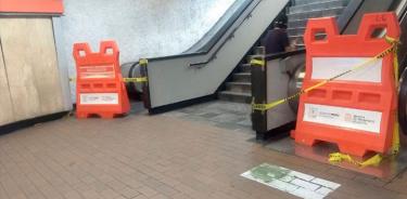 Hasta una semana más durará mantenimiento a escaleras del Metro
