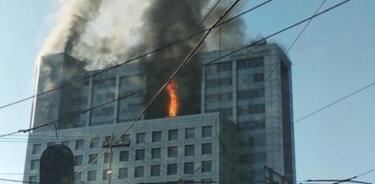 Incendio en Conagua: 54 personas fueron evacuadas