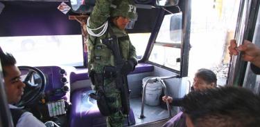 La Guardia Nacional en transporte  público de la CDMX divide opiniones