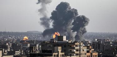 Crece tensión en Gaza por cohetes palestinos y bombardeos israelíes