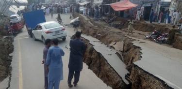 Sube a 37 la cifra de muertos por terremoto en Pakistán; hay 500 heridos