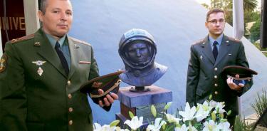 “Aterriza” Yuri Gagarin en el Bosque de Chapultepec