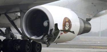 Avión de Iron Maiden sufre accidente en tierra