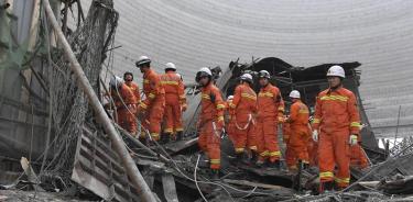 Al menos 67 muertos por derrumbe en termoeléctrica China