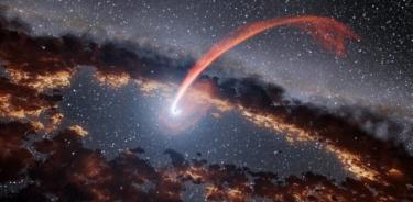 Primer 'banquete' observado de un agujero negro de masa intermedia