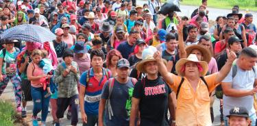 Caravana migrante en Chiapas (EFE)