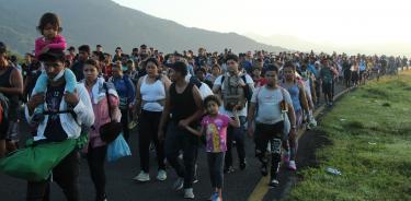 Migrantes retomaron su caravana en su búsqueda de llegar a Estados Unidos.
CUARTOSCURO