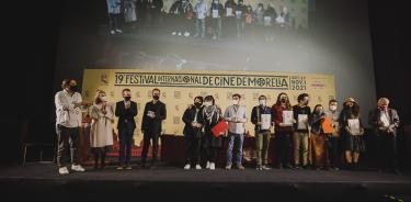 Imagen oficial de los ganadores del festival.