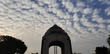 Atardece Monumento a la Revolución