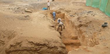El complejo Los Morteros, ubicado en el Valle de Chao (Perú), donde se ha encontrado la construcción de adobe más antigua de América.