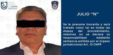 Julio César Serna Chávez, exfuncionario del gobierno de Miguel Ángel Mancera, fue detenido por elementos de la Policía de Investigación.
