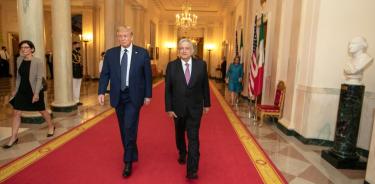 AMLO se reunió con Donald Trump, Presidente de los Estados Unidos, en la Casa Blanca