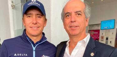 Carlos Ortiz, jugador PGA y Humberto Díaz del Castillo