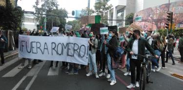 Las protestas contra José Antonio Romero Tellaeche.