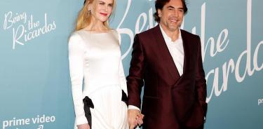 Nicole Kidman y Javier Bardem en la presentación del filme.