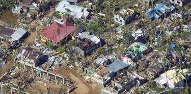 Daños provocados por el tifón en Filipinas