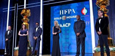Solo un puñado de miembros de la HFPA e invitados de sus programas sociales acudieron a la conocida tradicionalmente como “la antesala de los Oscar”.