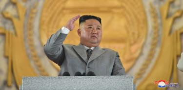 El dictador norcoreano, Kim Jong-un, en una imagen de archivo fechada en octubre de 2020.