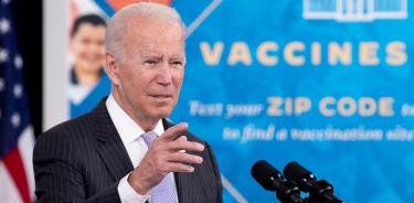 El presidente de Estados Unidos, Joe Biden, en una imagen de archivo durante una rueda de prensa sobre la vacunación anticovid.