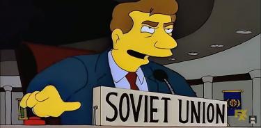 El ataque de Rusia en Los Simpson: 