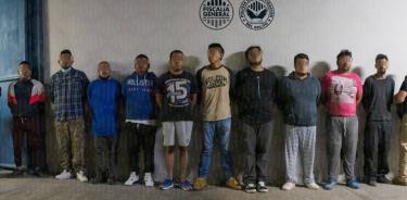 La Fiscalía de Querétaro difundió la foto de los detenidos