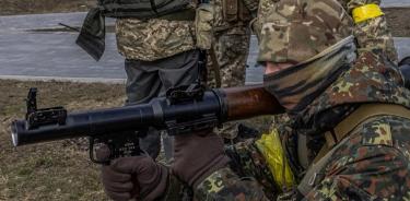 Elementos de las Fuerzas Armadas de Ucrania