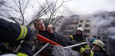 Ataques en Kiev, distrito de Obolonsky