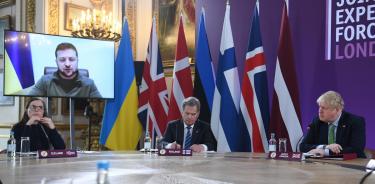 Zelenski intervino en un encuentro de dirigentes de los países nórdicos y bálticos