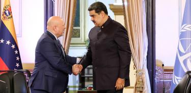 El titular de la CPI, Karim Khan, se reunió este jueves 31 de marzo con Nicolás Maduro tras una visita en Caracas.